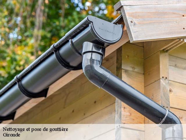 Nettoyage et pose de gouttière Gironde 