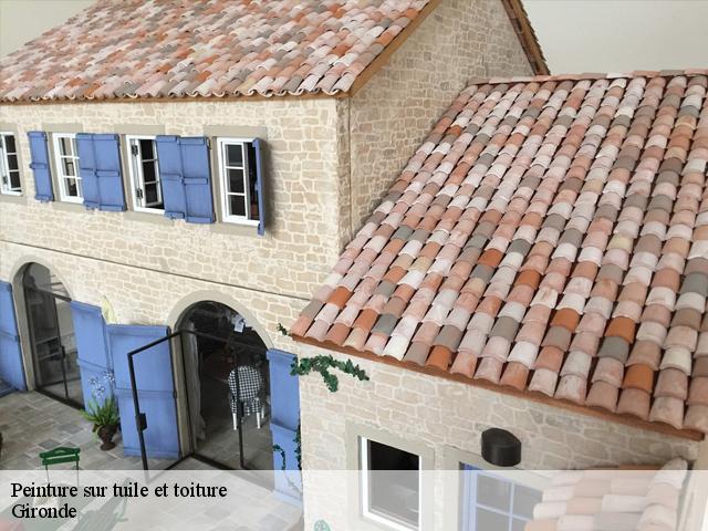 Peinture sur tuile et toiture Gironde 