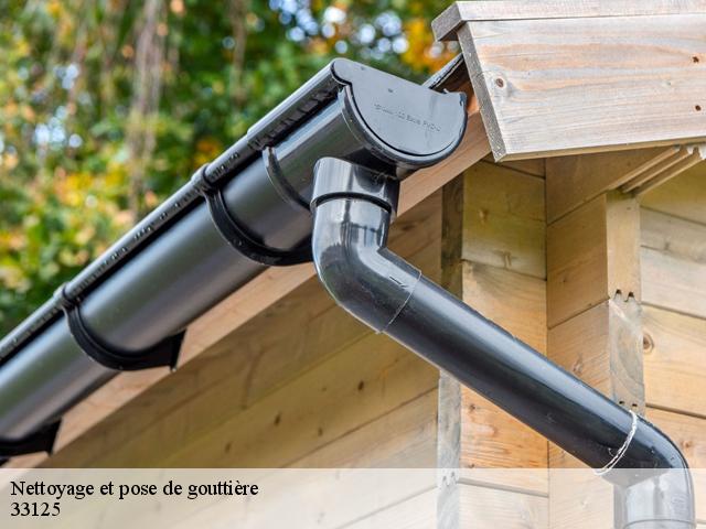 Nettoyage et pose de gouttière  33125