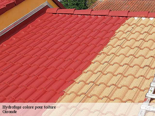 Hydrofuge colore pour toiture Gironde 